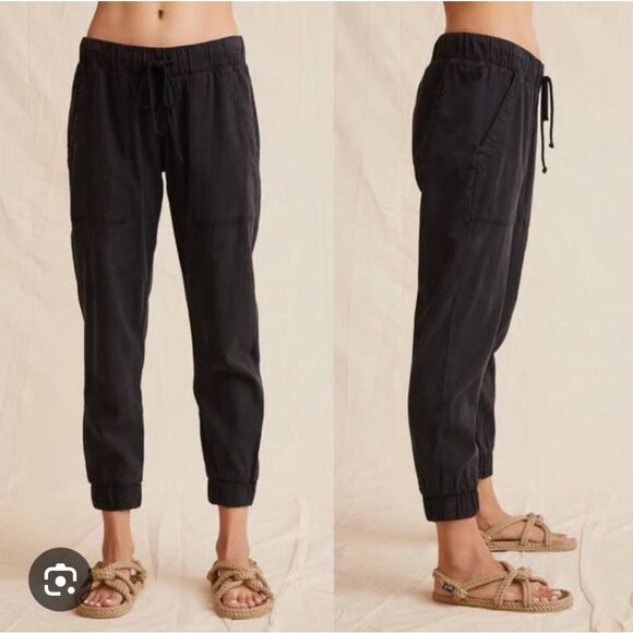 Anthropologie Cloth & Stone Black Joggers Size Small - Picture 1 of 6